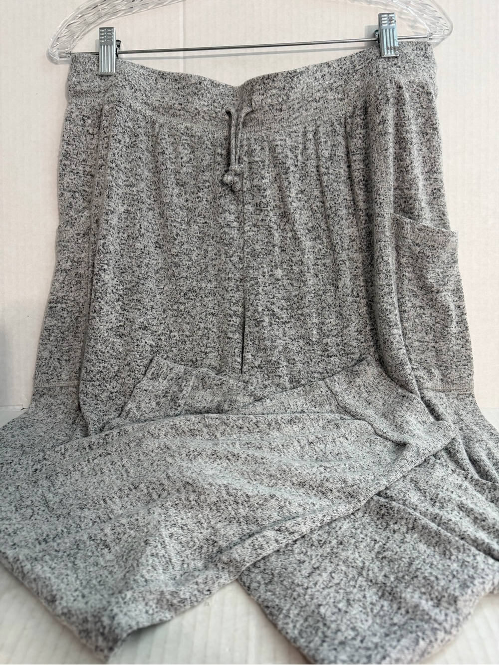 Pink Rose Soft light Gray Women's Joggers
